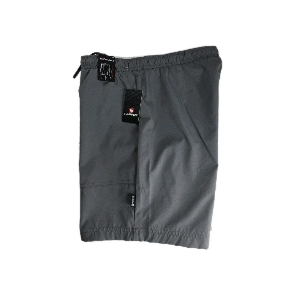 Southpole Mens Authentic Collection Shorts XL GRAY Drawstring POLYESTER NWT